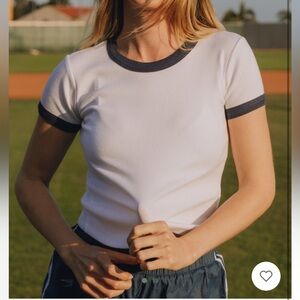 NWT DAILY DRILLS baby tee